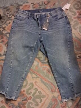 Democracy Light Blue High Rise Straight Leg